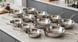 top stainless steel frying sets