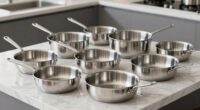 top stainless steel rondeau pans