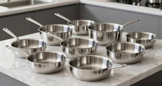 top stainless steel rondeau pans