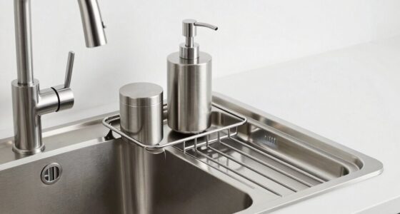 top stainless steel sink accessories