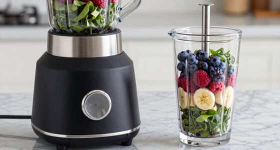 top thick smoothie blender tamper