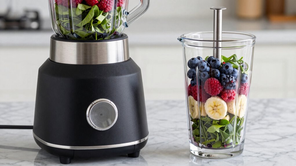 top thick smoothie blender tamper