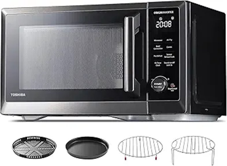 TOSHIBA Microwave Oven Air Fryer Combo 1000W