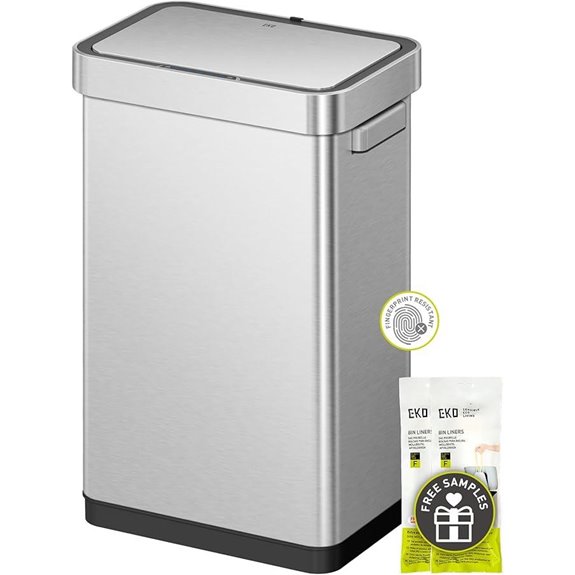 EKO Mirage-T 50L Touchless Sensor Trash Can