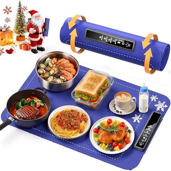 Electric Food Warming Mat with Touch Screen