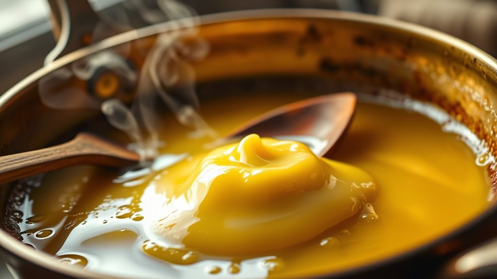 traditional slow cooked clarified butter