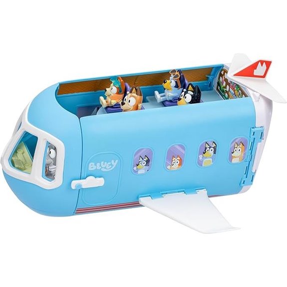 Bluey 3-in-1 Transforming Airplane Playset for Kids