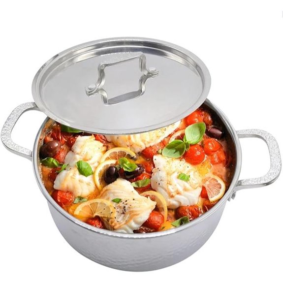 Vivicreate 5QT Tri-Ply Stainless Steel Stockpot