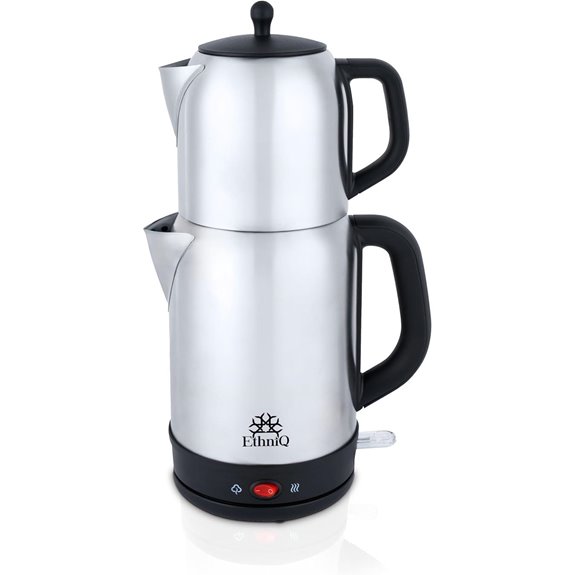 Ethniq Electric Turkish Tea Maker with Double Pot
