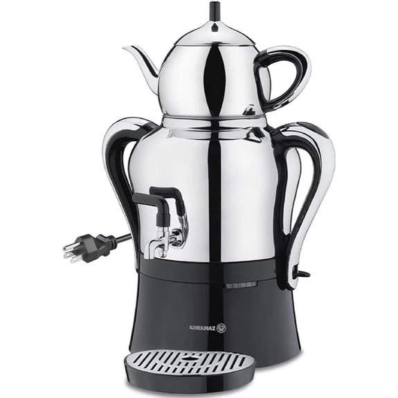 Korkmaz Caykolik Electric Turkish Tea Maker Set