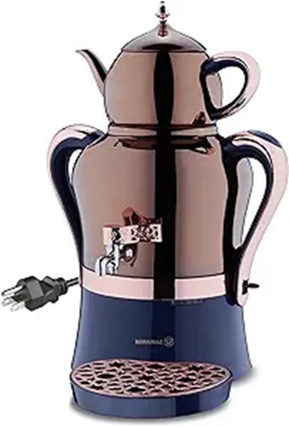 Korkmaz Hanedan Stainless Steel Turkish Tea Maker