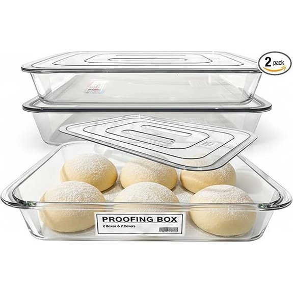 Stackable Dough Proofing Boxes (2 Pack)