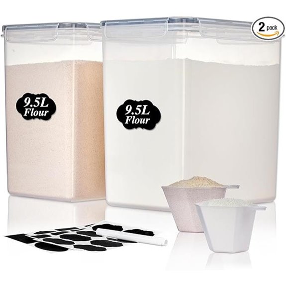 Vtopmart 2 Pack 9.5L Food Storage Canisters