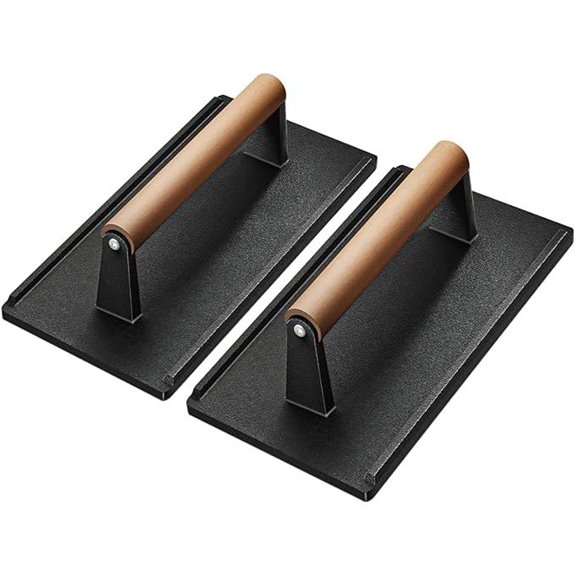 Yoehka Cast Iron Grill Press (2-Pack)