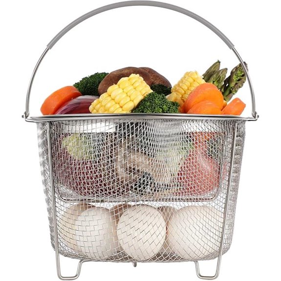 AOZITA Steamer Basket for Instant Pot (2-Tier)