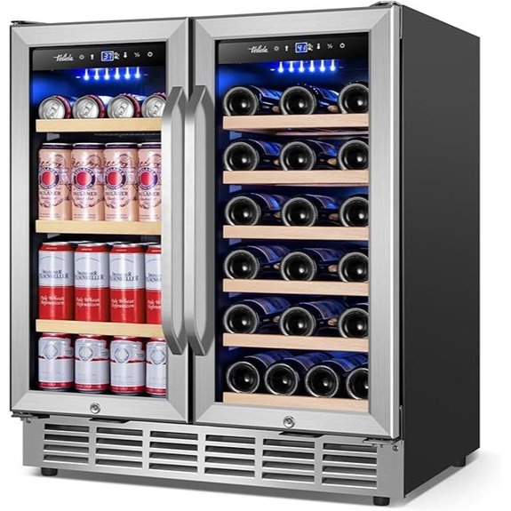 Dual Zone Wine & Beverage Refrigerator 30 Inch