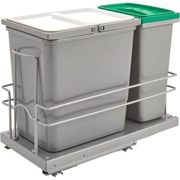 Rev-A-Shelf Undermount Pullout Trash & Recycle Bins