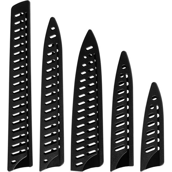 5-Piece Universal Knife Sheath Set for Kitchen