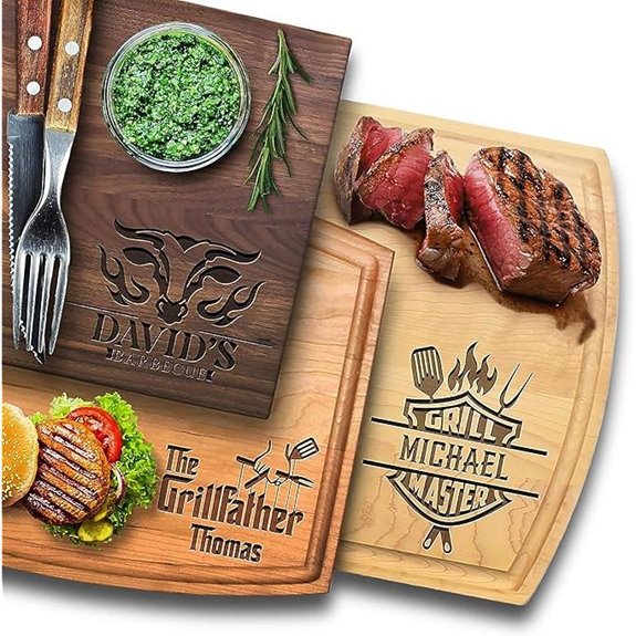 USA Made Custom Cutting Board - Unique Gift for Men