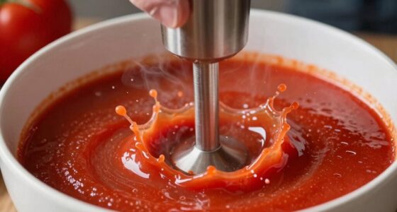 use caution when blending