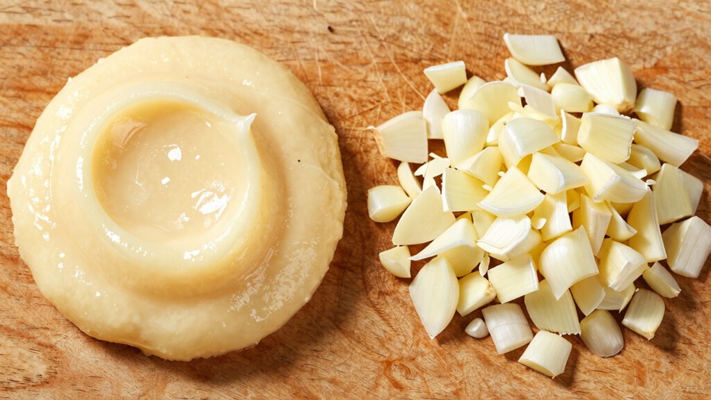 use chopped garlic wisely