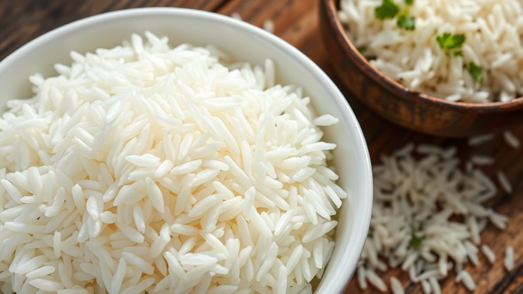 use fragrant fluffy rice