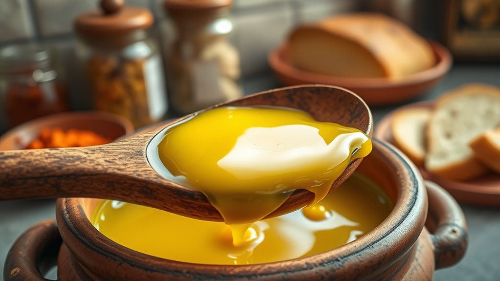 use ghee to enhance flavors
