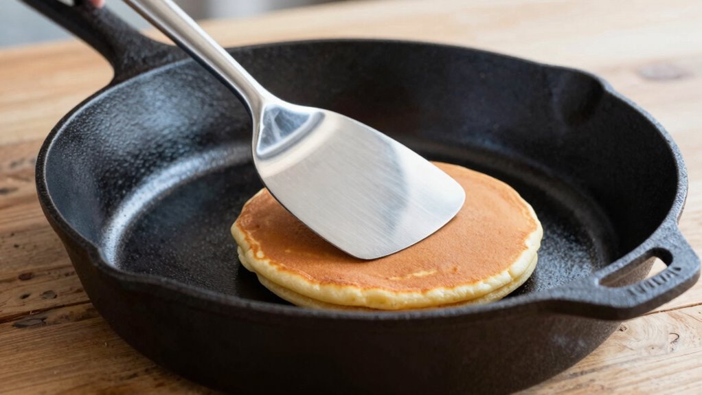 use metal utensils carefully