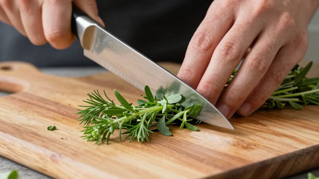 use sharp knives and boards