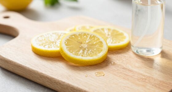 use vinegar and hot water