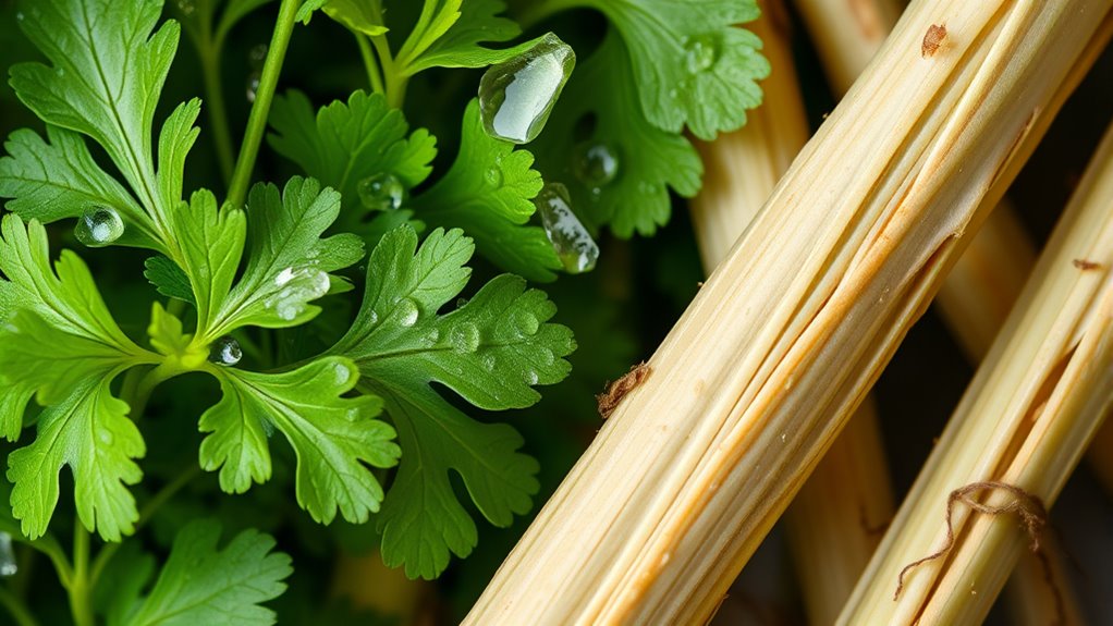 utilize leaves and stems