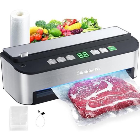 PressFree Auto Vacuum Sealer Machine with Bags and Cutter