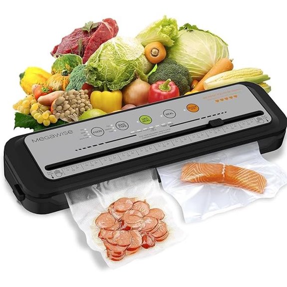 MEGAWISE Vacuum Sealer Machine with Bags and Cutter