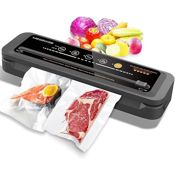 MegaWise Vacuum Sealer with Suction Power and Bags
