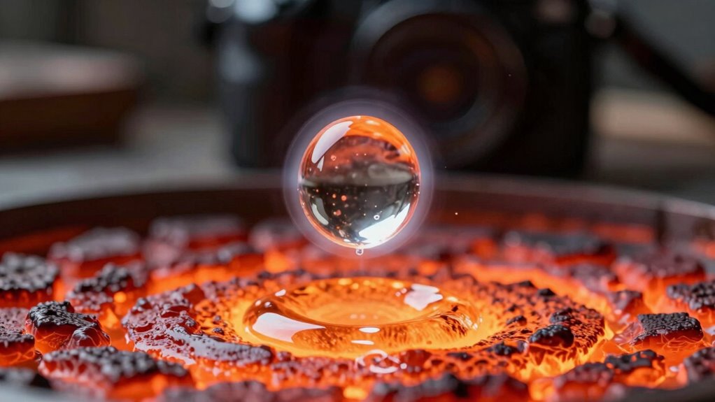 vapor cushion prevents boiling