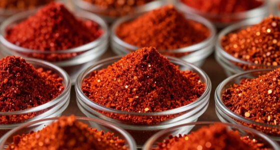 varieties of spicy chili