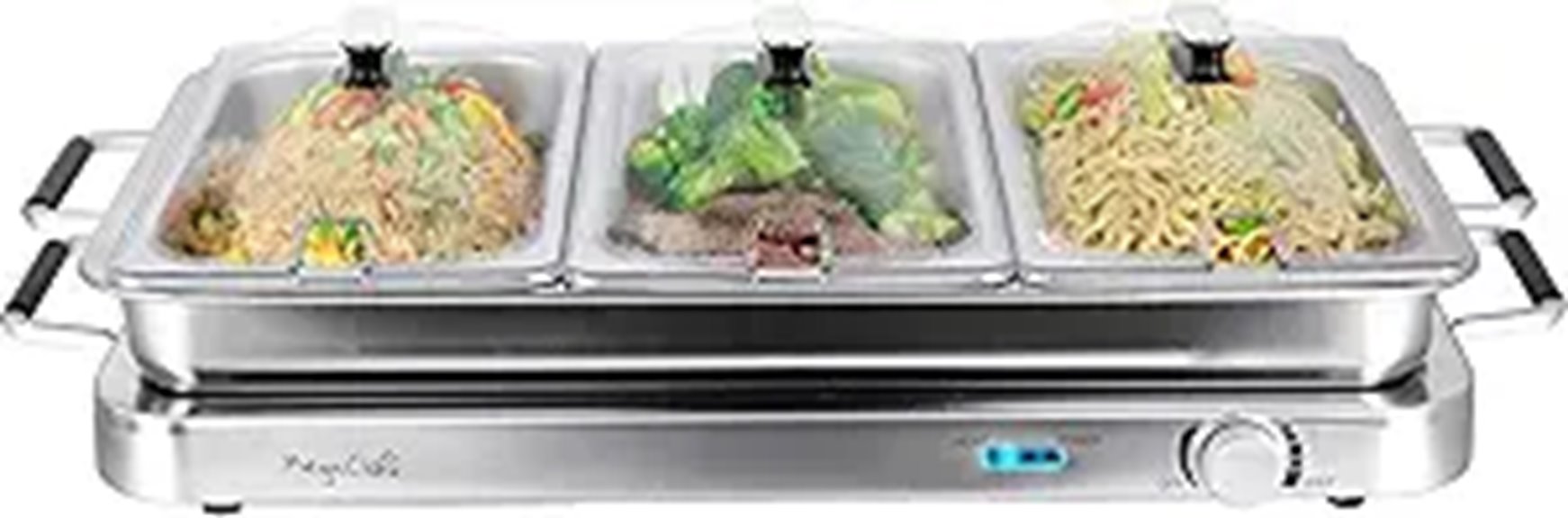 MegaChef 3-in-1 Chafing Buffet Server and Warming Tray