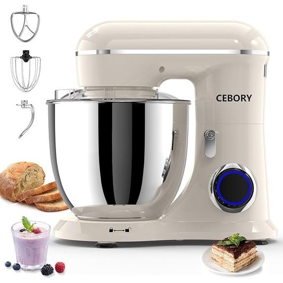 3-in-1 Electric Stand Mixer with Accessories
