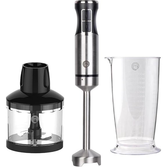 MasterChef Handheld Immersion Blender with Attachments