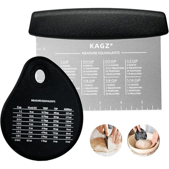 Multifunctional Dough Scraper with Measuring Scale