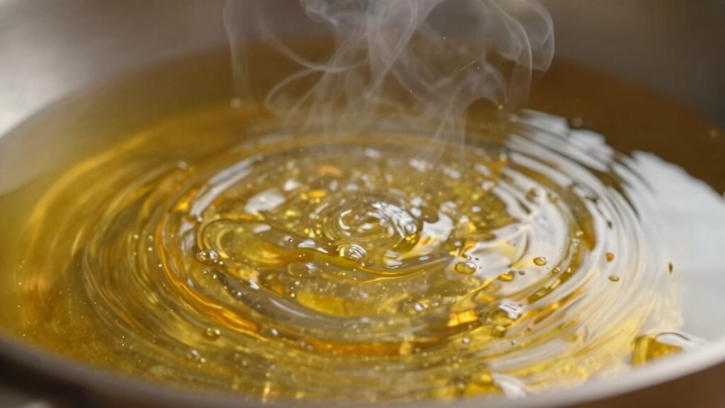 visual cues for oil temperature