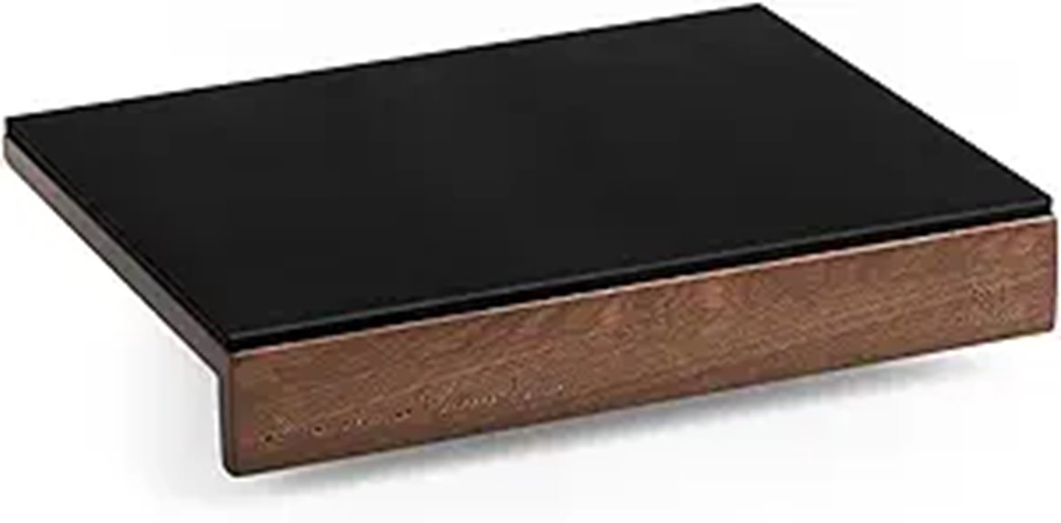 Walnut Espresso Tamping Mat with Coffee Silicone Pad