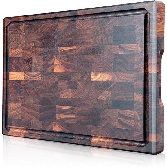 COCOBOSS Walnut Cutting Board with Juice Groove