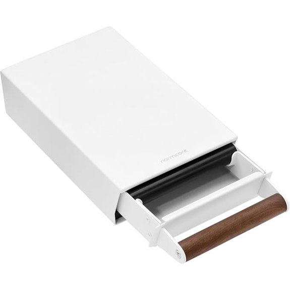 Normcore Espresso Knock Box with Walnut Handle