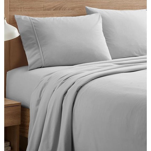 Cozy Queen Flannel Sheets Set with Deep Pockets