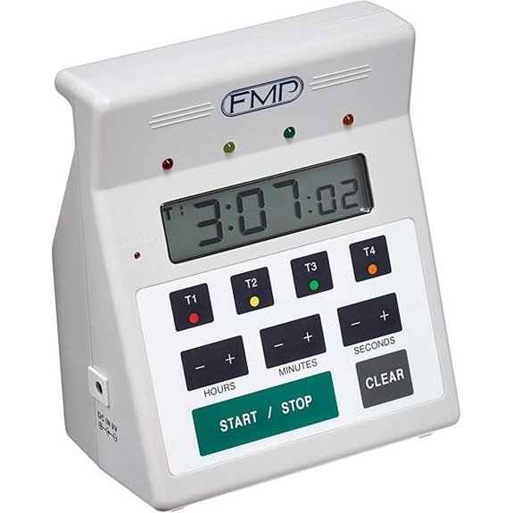 FMP 4-Channel Commercial Kitchen Timer Water-Resistant