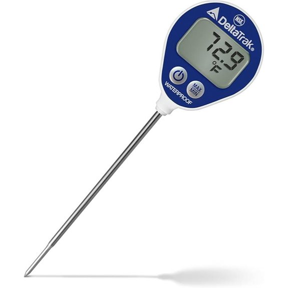 DeltaTrak Professional Waterproof Digital Meat Thermometer