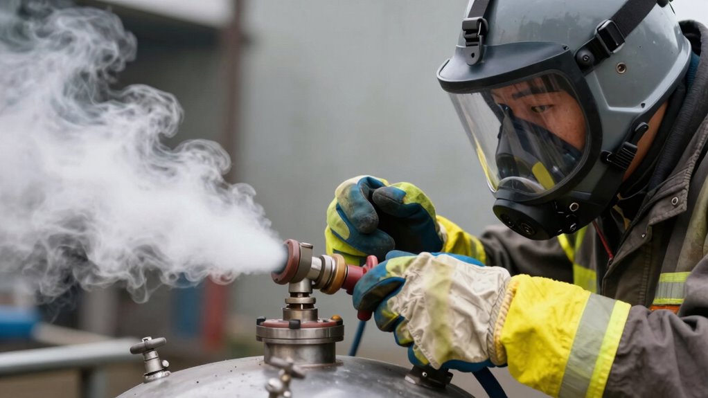 wear heat resistant safety gear