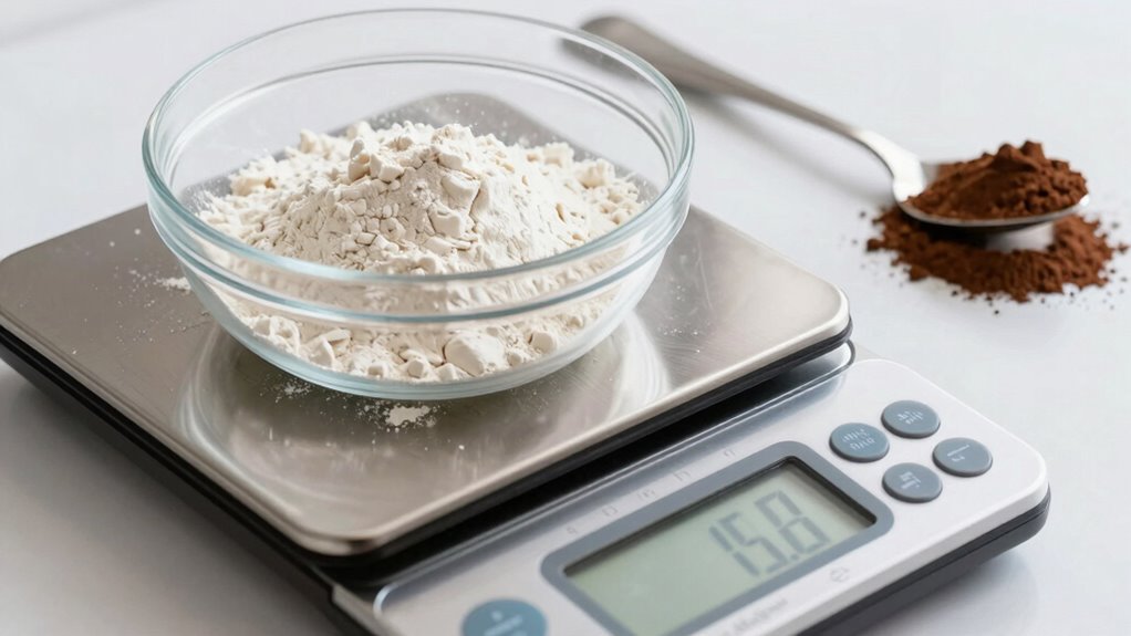weigh ingredients accurately consistently