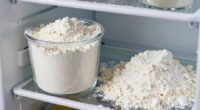when to freeze flour